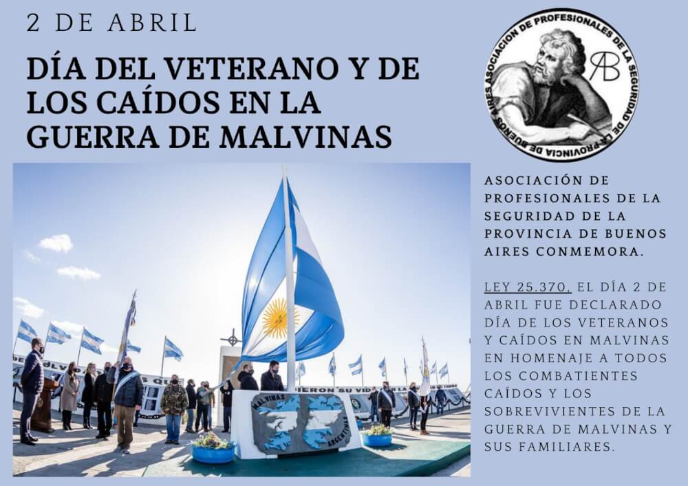 DÍA DEL VETERANO Y DE LOS CAÍDOS EN LA GUERRA DE MALVINAS
